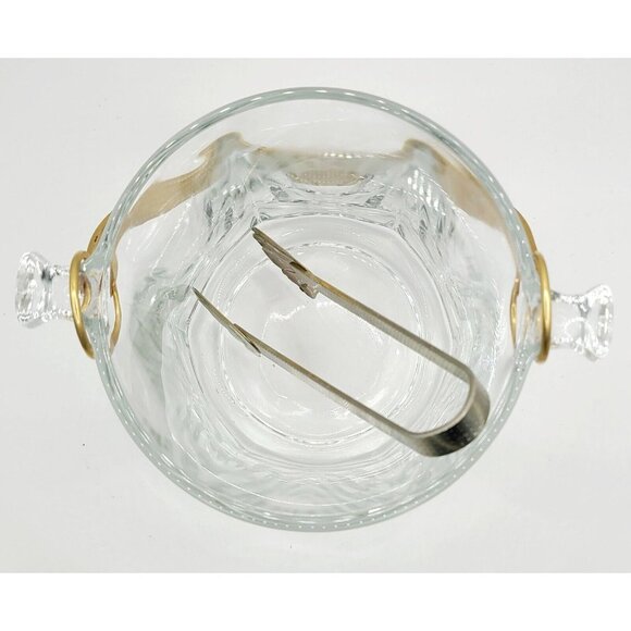 Ice Bucket Arte Murano Silvestri Cristal Made in Italy Bar Man Cave - Picture 3 of 9